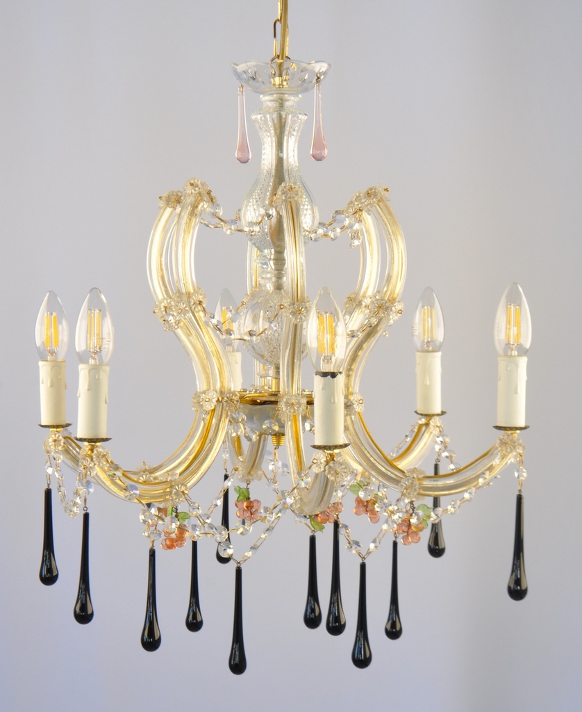Crystal Chandelier Glass Finish