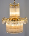 Asfour Crystal Chandelier 24K Gold Plate Finish