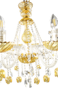 Asfour Crystal Chandelier Gold Finish