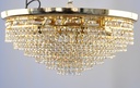 Asfour Crystal Chandelier 24K Gold Plate Finish