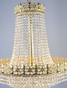 Asfour Crystal Chandelier 24K Gold Plate Finish
