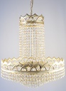 Asfour Crystal Chandelier 24K Gold Plated Finish