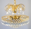 Asfour Crystal Chandelier 24K Gold Plated Finish
