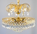 Asfour Crystal Chandelier 24K Gold Plated Finish