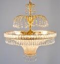 Asfour Crystal Chandelier 24K Gold Plated Finish