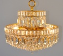 Asfour Crystal Chandelier 24K Gold Plated Finish