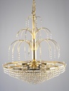 Asfour Crystal Chandelier 24K Gold Plated Finish