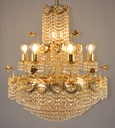 Asfour Crystal Chandelier 24K Gold Plated Finish