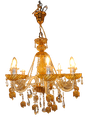 Asfour Crystal Chandelier Gold Finish