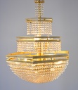 Asfour Crystal Chandelier 24K Gold Plated Finish