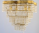 Asfour Crystal Chandelier 24K Gold Plated Finish