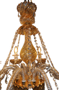 Asfour Crystal Chandelier Gold Finish