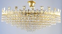 Asfour Crystal Chandelier 24K Gold Plated Finish