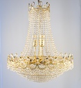 Asfour Crystal Chandelier 24K Gold Plated Finish