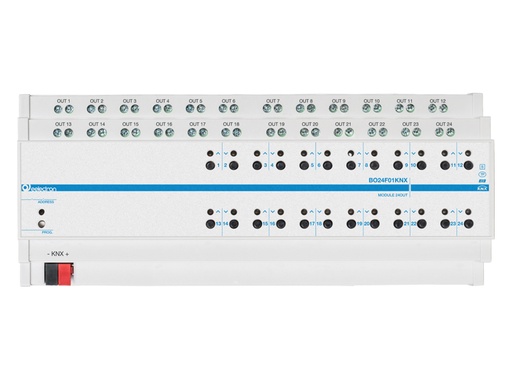 [BO24F01KNX - Eelectron] KNX 24 - Channel Actuator